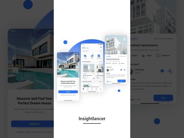 Real Estate Mobile App UI UX Design | Figma | Mobile App | Hire UI UX Designer