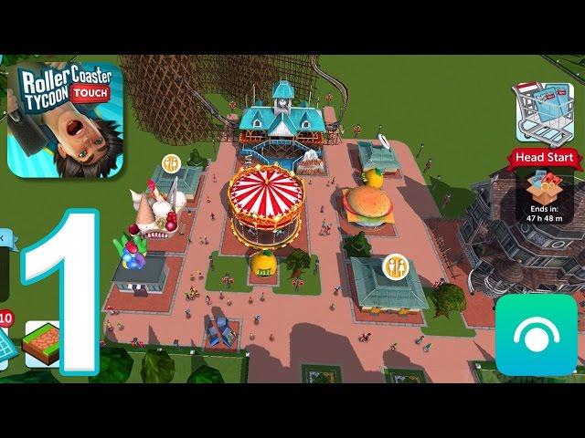 RollerCoaster Tycoon Touch - Gameplay Walkthrough Part 1 - Level 1-6 (iOS)