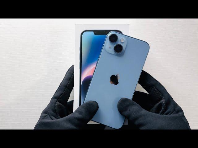 Unboxing iPhone 14 Blue & Camera Test 4K