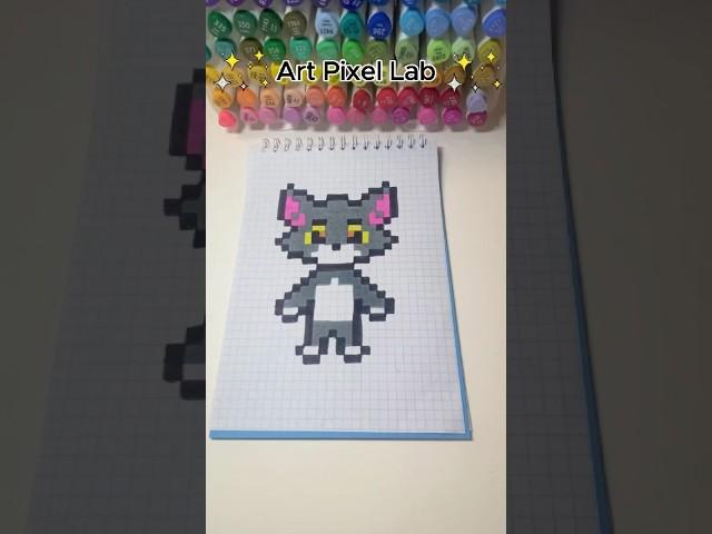 Tom Pixel art Ideas #pixelartideas #artpixellab #pixelart #tomandjerry