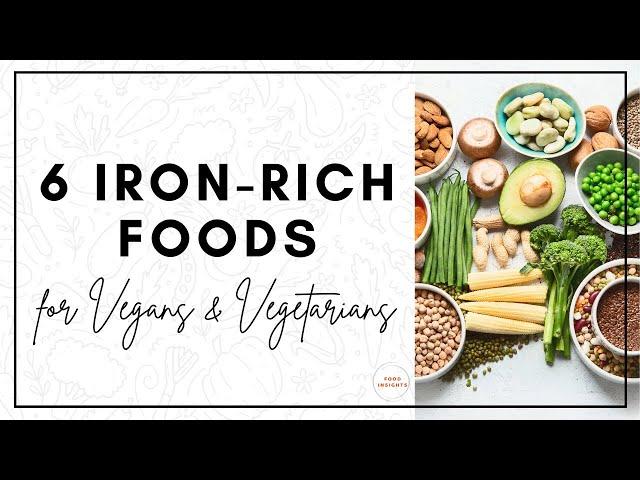 Best Plant Based Iron Sources for Energy Boost | Vegan and Vegetarian Foods for Anemia