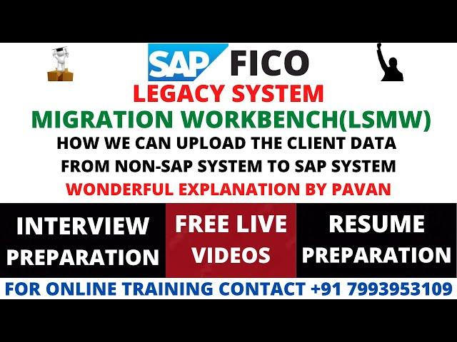 SAP FICO, LEGACY SYSTEM MIGRATION WORKBENCH, HOW WE CAN UPLOAD THE DATA FROM NON-SAP TO SAP SYSTEM