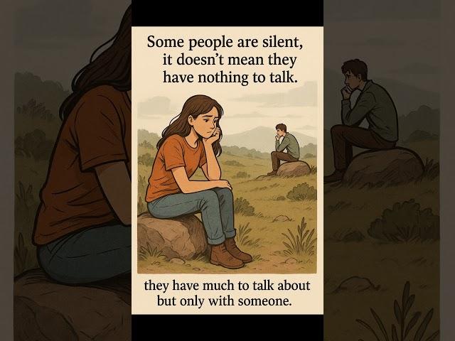 Daily Dose of Wisdom. Why do people become silent? #motivation #love #sad #happy