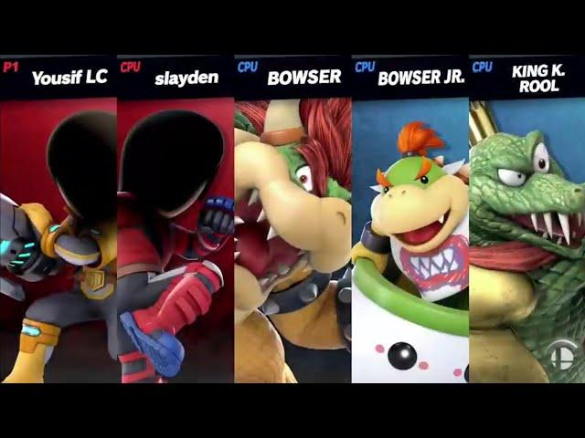 Yousif Loves Cake and Slayden VS Villains (Super Smash Bros Ultimate)