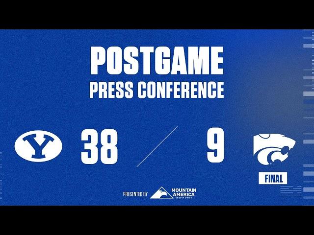 BYU Football | Media Availability | Kansas State | September 17, 2024