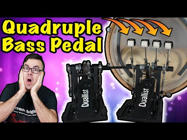 We Tried the Double-Duallist QUADRUPLE Bass Pedal