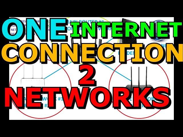 Share One Internet Connection With Two Private Networks Thorough