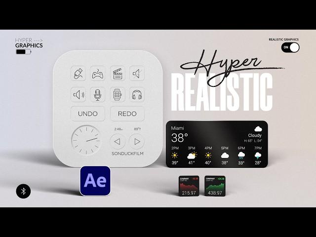 Make Hyper Realistic Motion Graphics in After Effects