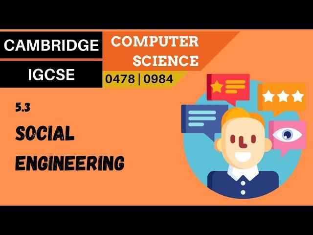 65. CAMBRIDGE IGCSE (0478-0984) 5.3 Cybersecurity threats - Social engineering
