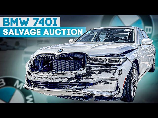 CAN'T BELIEVE WRECKED 2022 BMW 740I SOLD FOR THIS PRICE $3X,XXX!