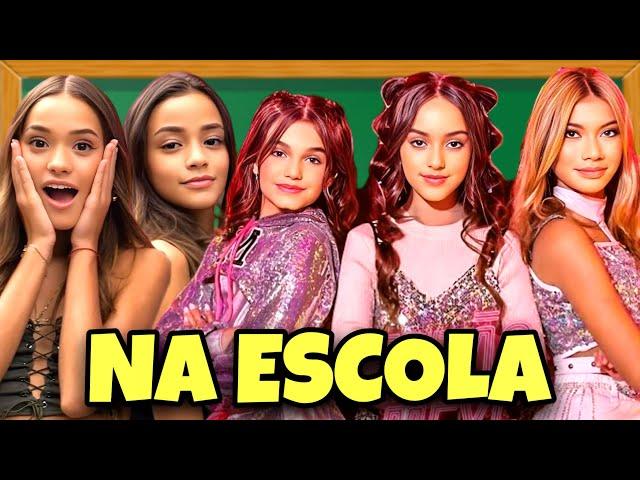 MILLENA E MANU MAIA, BELINHA, MALUZINHA E AMANDA NATHANRY NA ESCOLA!