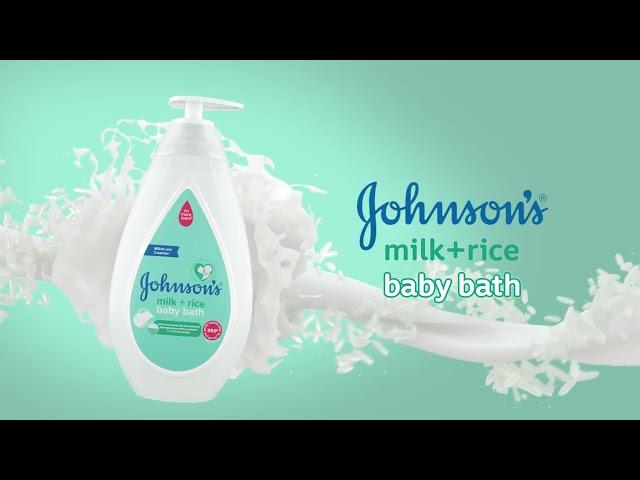 Use Johnson’s Milk+Rice Bath