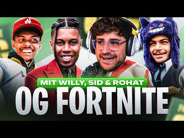 OG FORTNITE SQUAD MIT WILLY, ROHAT & SIDNEY!⭐️