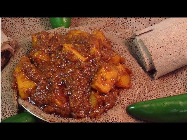 Ethiopian Potato Stew የድንች ፡ ወጥ