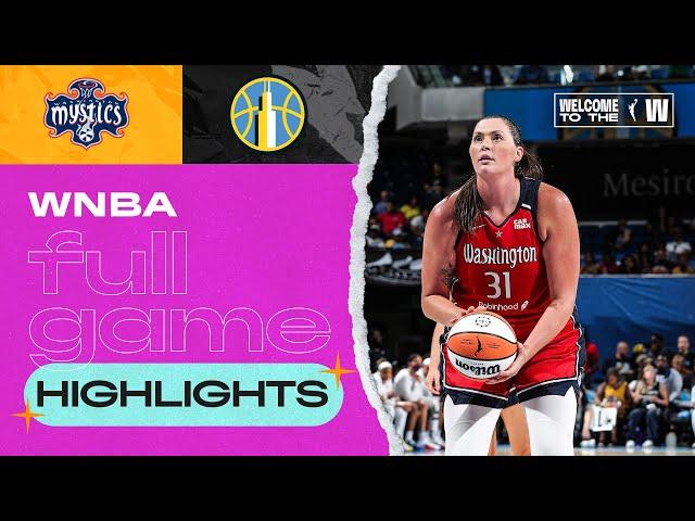 Washington Mystics vs. Chicago Sky | FULL GAME HIGHLIGHTS | August 28, 2024