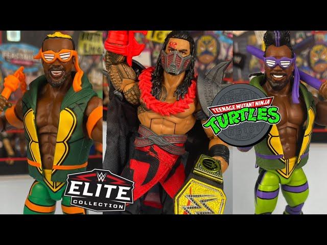 WWE ELITE NINJA TURTLE Action Figures Reviewed!