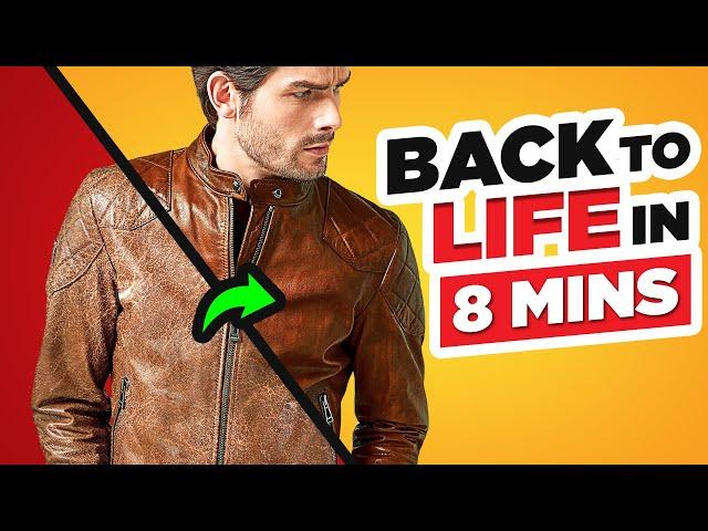 Bring Your Leather Jacket Back To Life In JUST 8 Minutes!