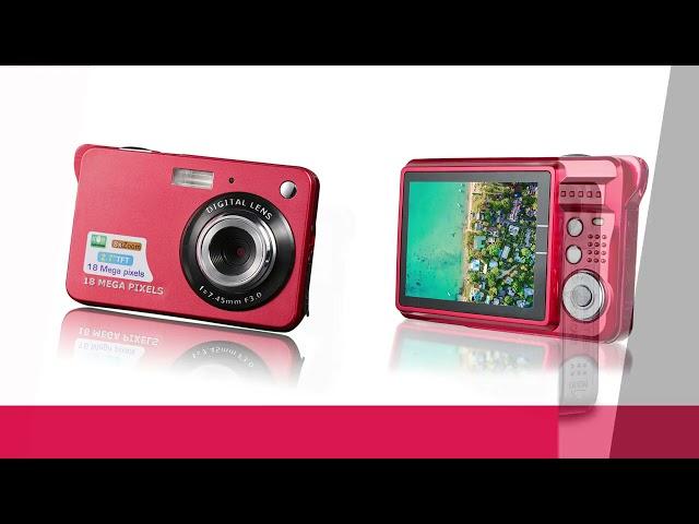 18MP Photo Cam 1080P Video Digital Camera Point and Shoot Camera | Holide Camera