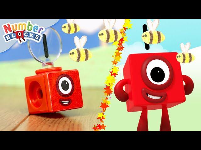 Aprenda a contar | Um mundo Maravilhoso! | Numberblocks em Português Brasil