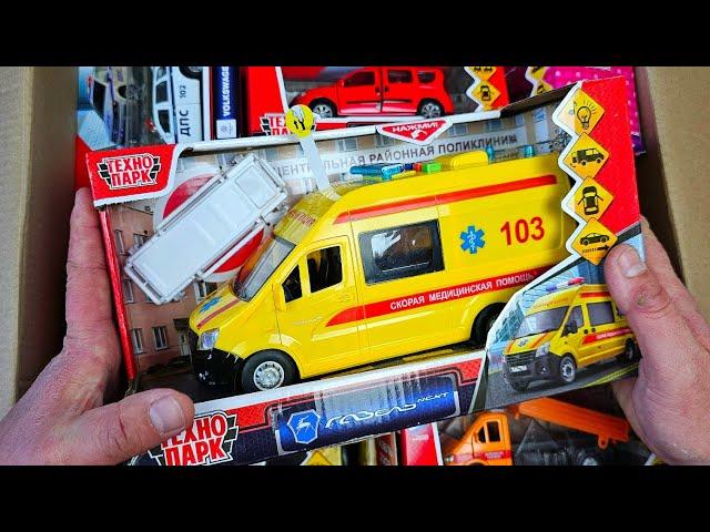 Technopark models. New police, ambulance, fire, military! About cars