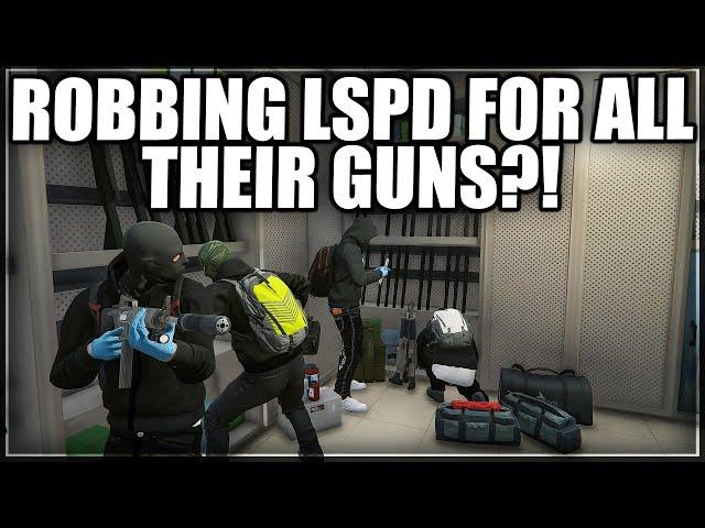 Robbing LSPD For All Their Guns?! | GTA RP | Grizzley World WHITELIST