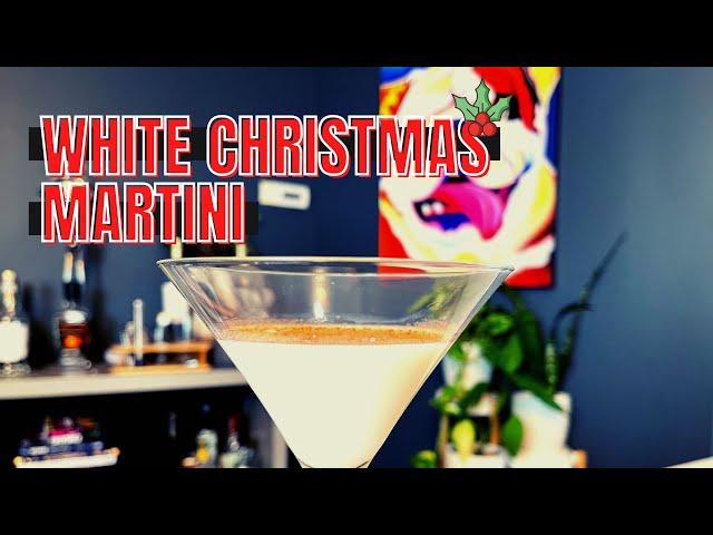 WHITE CHRISTMAS MARTINI: Christmas drink made for the people who love comforting easy holiday drink