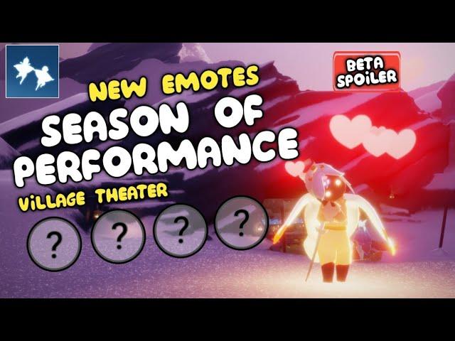 NEW Emotes Season of Performance | Sky CotL | Sandwichies Ch