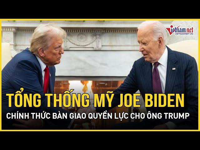 Tổng thống Mỹ Joe Biden chính thức bàn giao quyền lực cho Tổng thống đắc cử Donald Trump