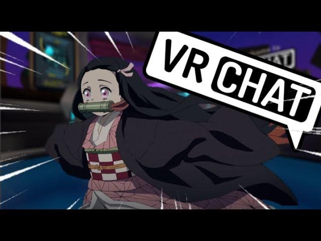 Nezuko Explores VR Chat