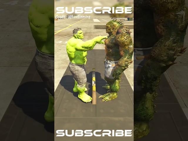 GTA V Hulk vs Gainst Slap@WheelGaming#gta #shortsfeed #shorts