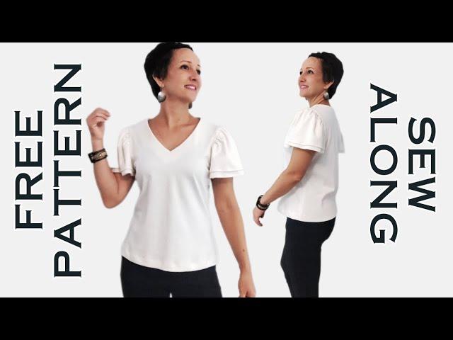 Easy Double Flutter Sleeve Top Tutorial | Sew a Stylish Piece in Just Hours!