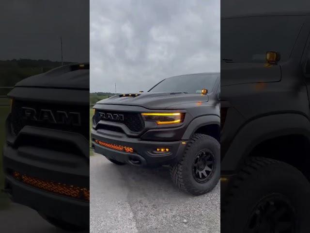 STEALTH RAM TRX WITH A BUNCH OF AMBER LIGHTS