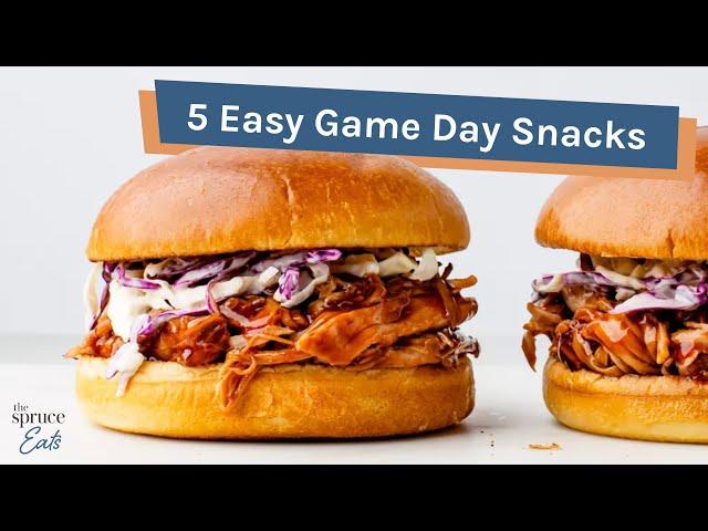 5 Easy Game Day Food Ideas! | The Spruce Eats #GameDaySnacks