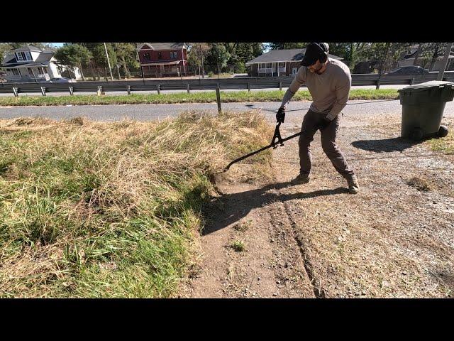 SKETCHY house with a HIDDEN pathway under 3 inches of DIRT, ROCKS, and GRASS. Let's clean it up!