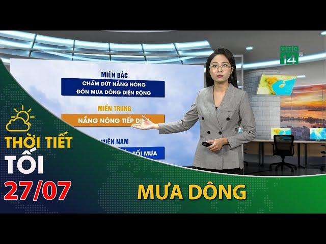 Khu vực Bắc Bộ, có mưa dông| VTC14