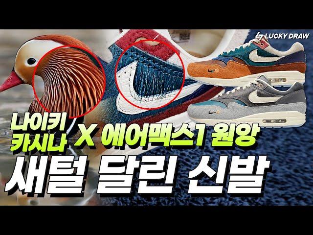[리뷰]나이키 x 카시나 에어맥스1 원앙 오렌지 그레이｜Nike x Kasina AirMax1 Wonang｜럭키드로우 LUCKY DRAW