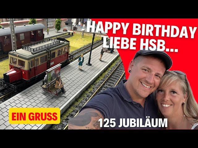 Happy Birthday Harzer Schmalspurbahn zum 125. Jahre Geburtstag / LGB Gartenbahn Modelleisenbahn #159