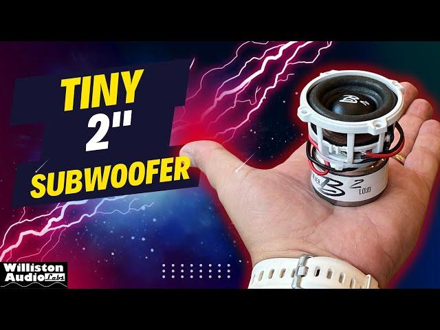 You Won't Believe the Bass from this Micro Sized Subwoofer