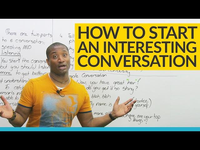 How to start a conversation: 5 things to say after "hello"