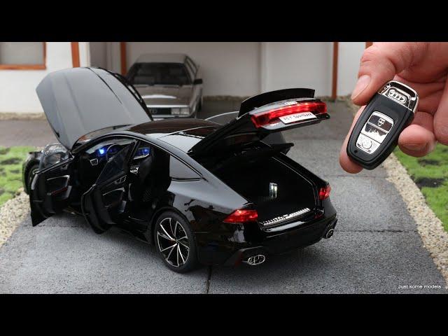 1:18 Audi RS7 Sportback with working remote key for 48$