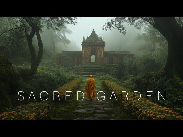 Sacred Garden - Spiritual Meditative Ambient Music - Relaxing Sleep Ambience