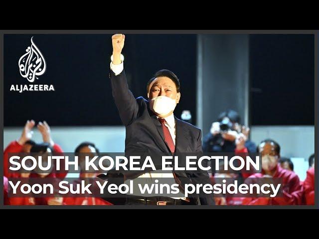 Yoon Suk-yeol wins South Korea’s presidential election