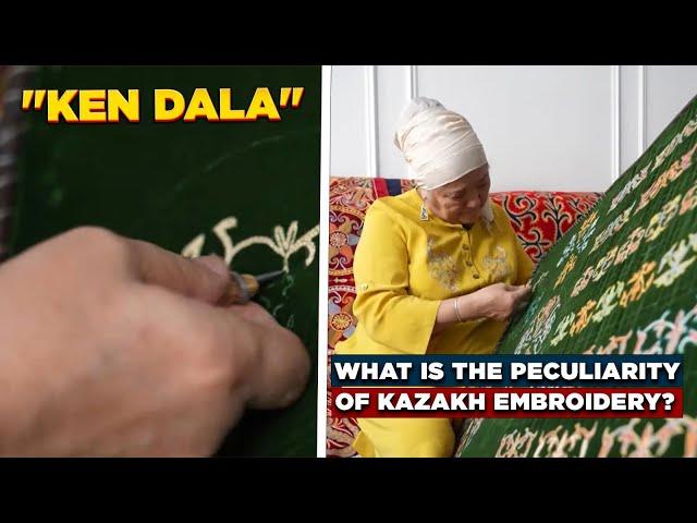 What is the peculiarity of Kazakh embroidery? «Ken Dala» | Silk way TV | Qazaqstan