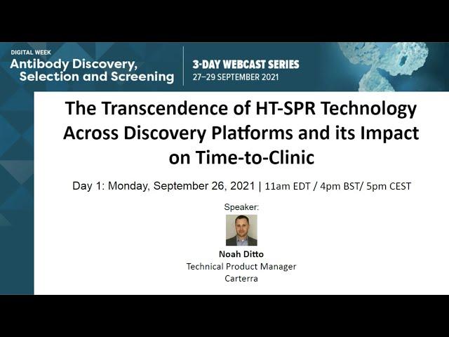 HT-SPR Technology Across Discovery Platforms | Therapeutic Antibody Screening | Novel Therapeutics