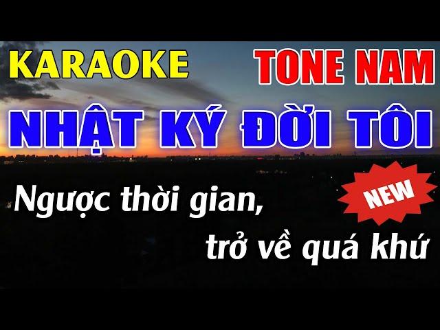 Nhật Ký Đời Tôi Karaoke Tone Nam Karaoke Nhạc Sống 1995