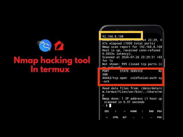 Nmap set-up on termux non rooted device in 2024