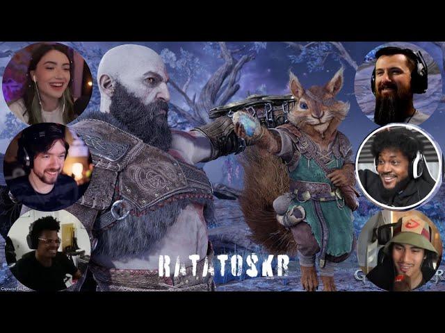 Gamers Reacts to Ratatoskr | God of War Ragnarok