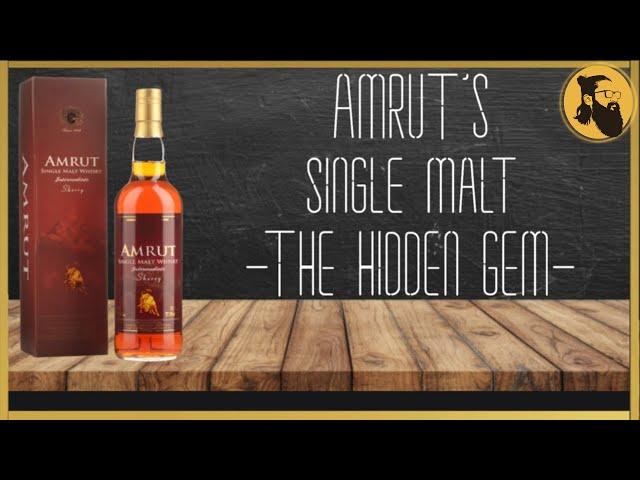 Amrut INTERMEDIATE Sherry Review | Indian Single Malt Whisky | In Hindi by @TheMadhushala