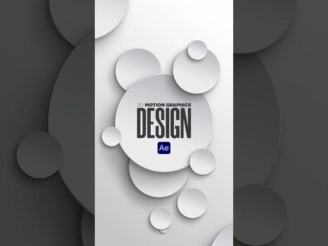 Make Your Motion Graphics Beautiful in After Effects