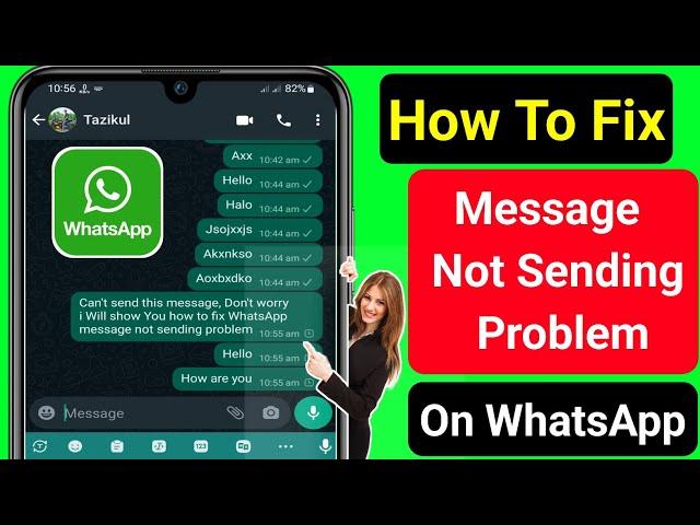 How To Fix WhatsApp Message Not Sending Problem || Fix Message Not Sending in WhatsApp